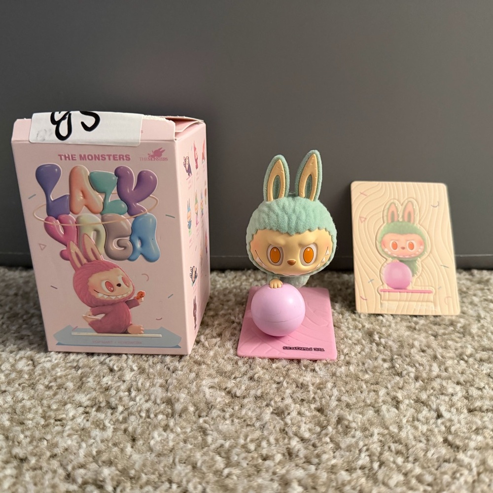 The Monsters Lazy Yoga Labubu Figure